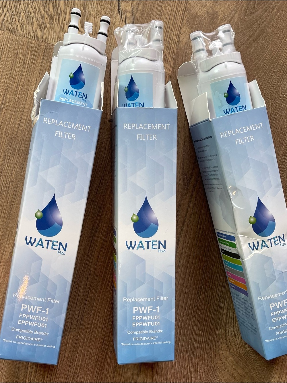 3 Waten H2o Refrigerator Water Filter fit for  PWF-1 (FPPWFU01) (EPPWFU01)